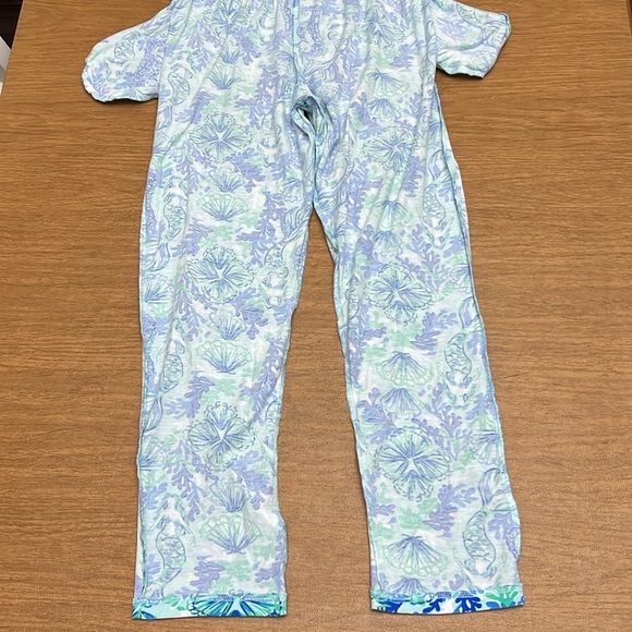 Lilly Pulitzer girls size L 8-10 jumpsuit mermaids - Picture 9 of 12